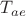 $T_{ae}$ $T_{ae}$