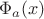 $\Phi_a(x)$