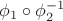 $\phi_1 \circ \phi_2^{-1}$