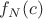 $f_N(c)$