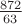 $\frac{872}{63}$