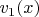 $v_1(x)$