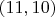 $(11,10)$