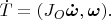 $\dot T=(J_O\boldsymbol{\dot\omega},\boldsymbol\omega).$