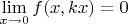 $\lim\limits_{x\to0}f(x,kx)=0$