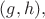 $(g,h),$