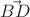 $\vec{BD}$