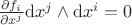 $\frac{\partial f_i}{\partial x^j} \mathrm d x^j \wedge \mathrm d x^i = 0$