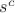 $s^c$