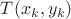 $T(x_k,y_k)$