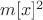 $m[x]^2$