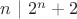 $n\ |\ 2^n+2$