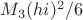 $M_3(hi)^2/6$ $M_3(hi)^2/6$