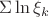 $\Sigma \ln \xi_k$