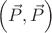 $\left( {\vec P,\vec P} \right)$ $\left( {\vec P,\vec P} \right)$