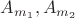 $A_{m_1},A_{m_2}$