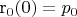 r_0(0)=p_0