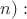 $n):$