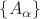 $\{A_\alpha\}$