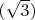 $(\sqrt{3})$