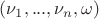 $(\nu_1, ... , \nu_n, \omega)$ $(\nu_1, ... , \nu_n, \omega)$