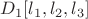 $D_1[l_1,l_2,l_3]$