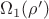 $\Omega_1 (\rho')$