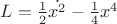 $L = \frac{1}{2}\dot{x^2}-\frac{1}{4}x^4 $