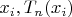 $x_i,T_n(x_i)$