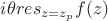 $i\theta res_{z=z_p}f(z)$
