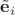 $\tilde{\mathbf e}_i$