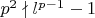 $p^2\nmid{l^{p-1}-1}$