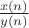 $\frac{x(n)}{y(n)}$ $\frac{x(n)}{y(n)}$