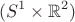$$( S^1 \times \mathbb{R}^2 )$$