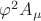 $\varphi^2A_{\mu}$