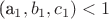 (a_1,b_1,c_1)<1$