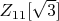 $Z_{11} [ \sqrt 3]$