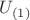 $U_{(1)}$
