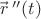 $\vec{\,r}\,''(t)$