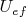 $U_{ef}$