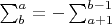 $\sum_{b}^{a}=-\sum_{a+1}^{b-1}$