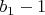 $b_1-1$