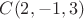 $C(2,-1,3)$
