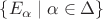 $\{E_\alpha\mid \alpha\in\Delta\}$