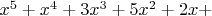 $x^5+x^4+3x^3+5x^2+2x+$