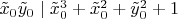 $\tilde{x}_0\tilde{y}_0\mid \tilde{x}_0^3+\tilde{x}_0^2+\tilde{y}_0^2+1$