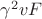 $\gamma^2 v F $
