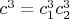 $c^3 = c_1^3c_2^3$