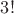 $\[3!\]$
