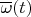 $\overline\omega(t)$